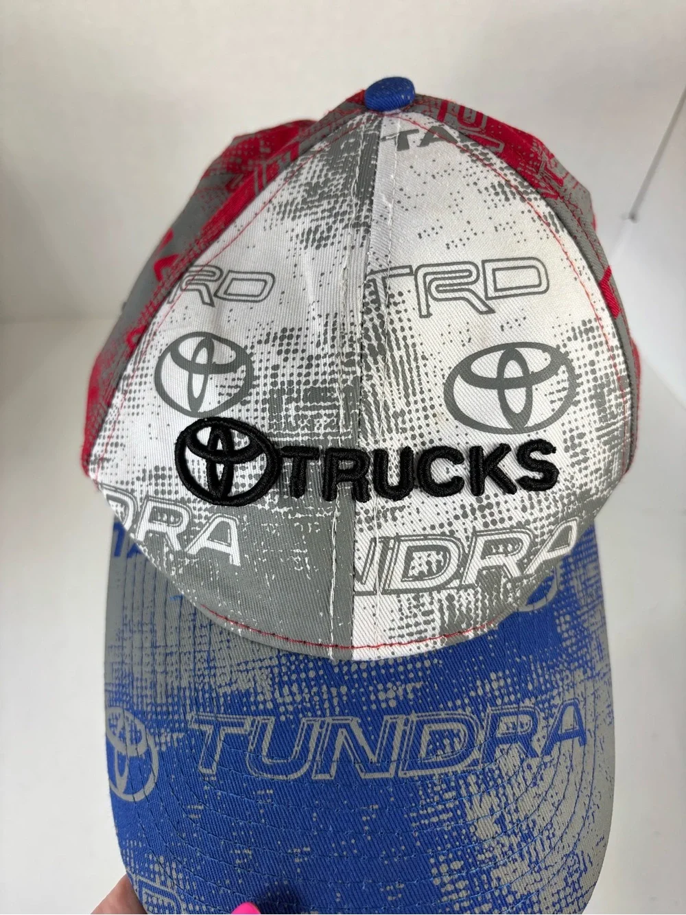 Trucks Kids Baseball Cap - Red White Blue